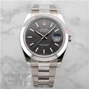 中古)ROLEX ロレックス デイトジャスト 41 126300 スレート オイスター