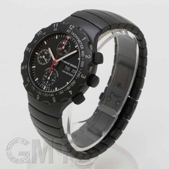 中古)PORSCHE DESIGN ポルシェデザイン byエテルナ クロノグラフ Ref