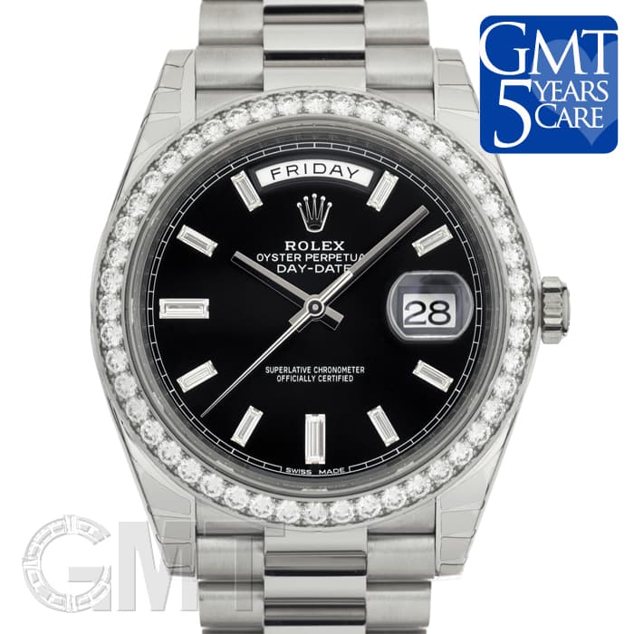 新品)ROLEX ロレックス デイデイト 40 228349RBR ブラック（商品