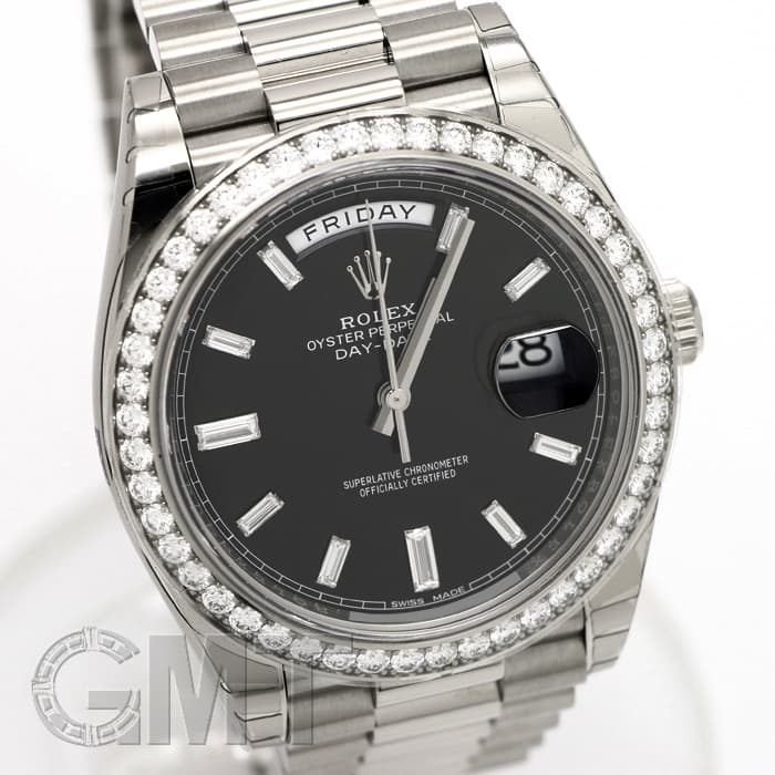 新品)ROLEX ロレックス デイデイト 40 228349RBR ブラック（商品
