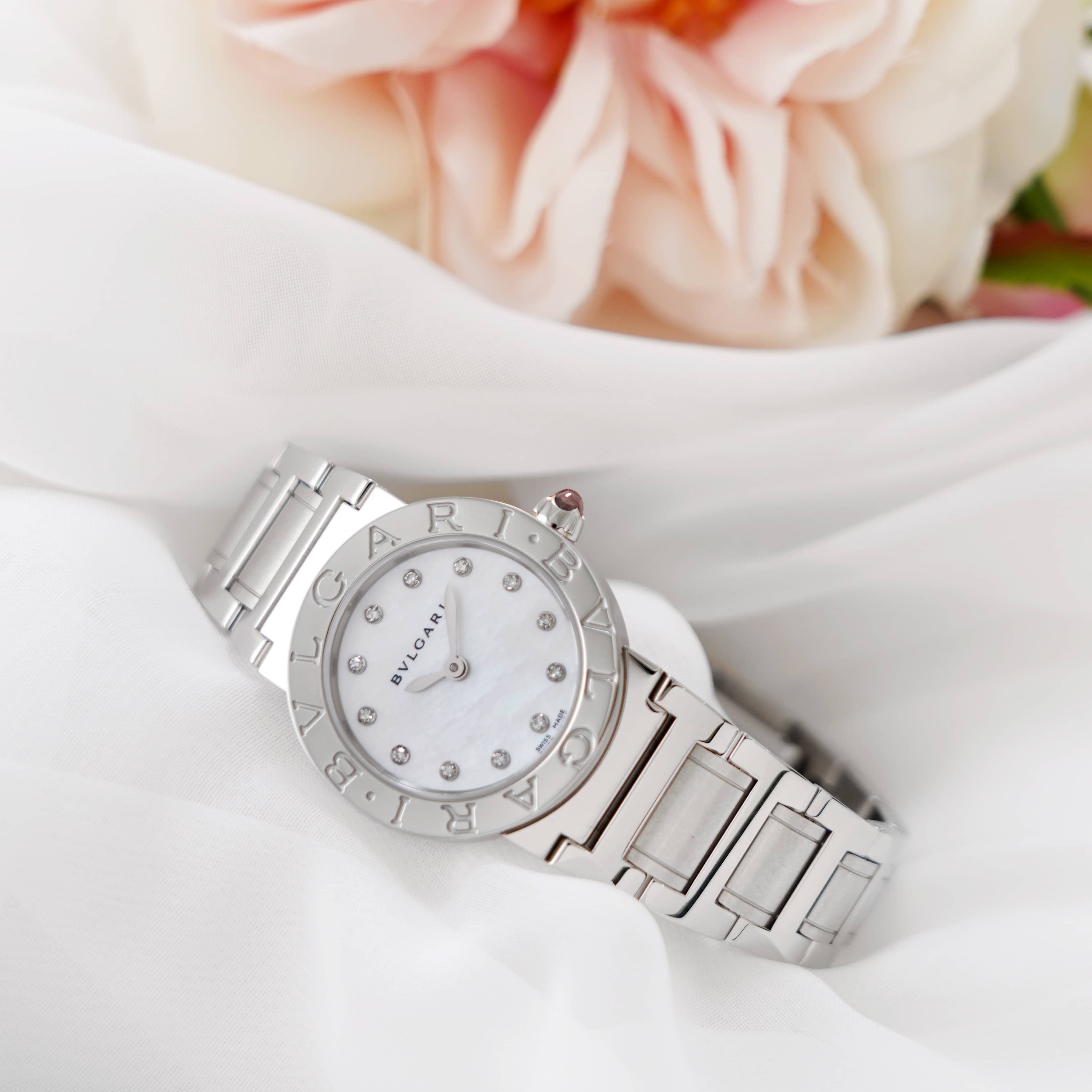 新品)BVLGARI ブルガリ ブルガリ・ブルガリ BBL26WSS/12 12Pダイヤ