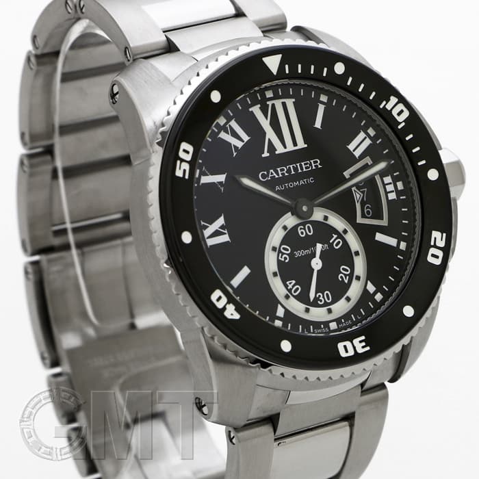 中古)CARTIER カルティエ カリブル ドゥ カルティエ ダイバー ブラック