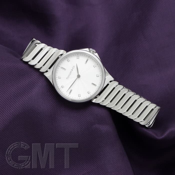 中古)TIFFANY & Co. ティファニー メトロ 2ハンド 28mm シルバー（商品