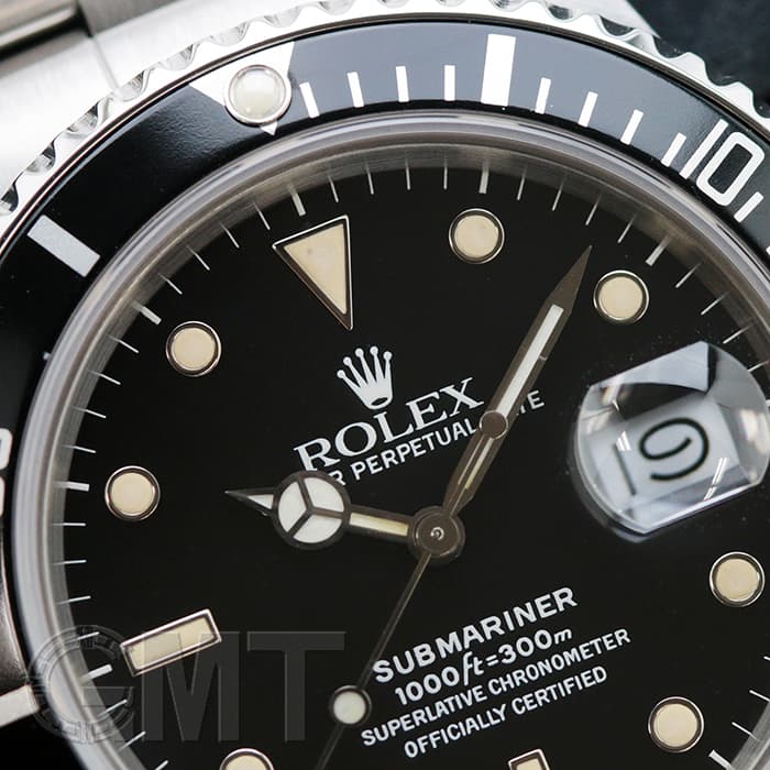 中古)ROLEX ロレックス サブマリーナー デイト 168000 箱・保証書付