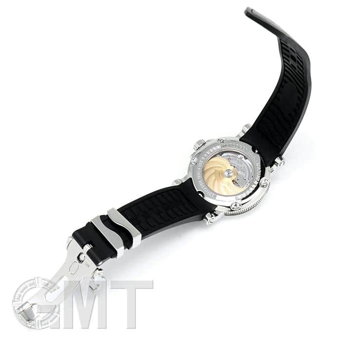 中古)BREGUET ブレゲ マリーン ラージデイト 5817ST/92/5V8 ブラック