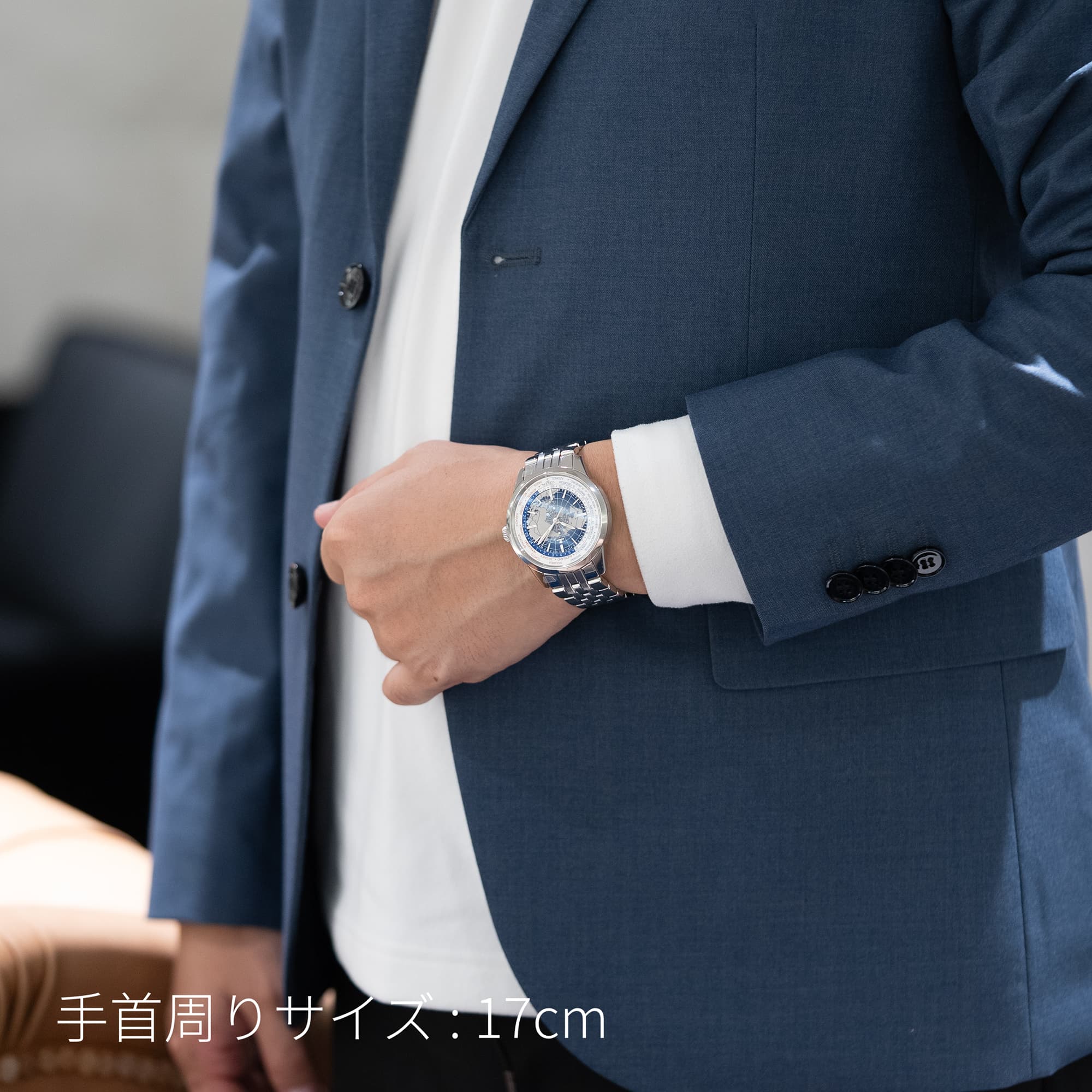 8.ゆ様　オーダー 新品)JAEGER LECOULTRE ジャガー・ルクルト ユニバーサルタイム