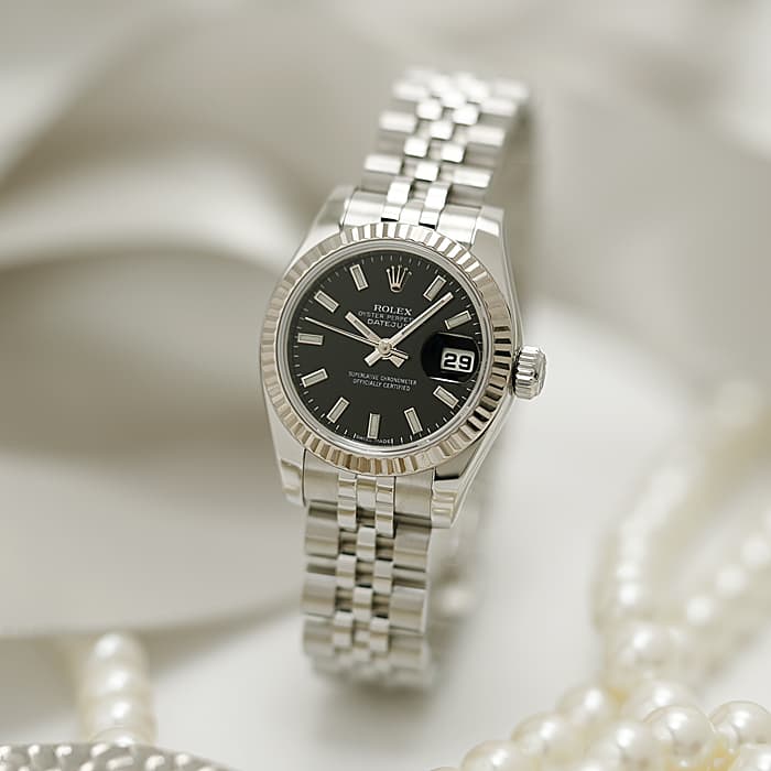 ロレックス 純正ケース 箱  179174 Rolex Datejust 179174 Jubilee Watch 26mm Pink Roman Dial I BOX