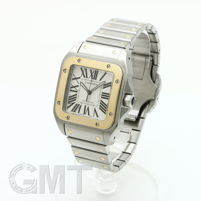 中古)CARTIER カルティエ サントス 100 LM YG/SS W200728G シルバー
