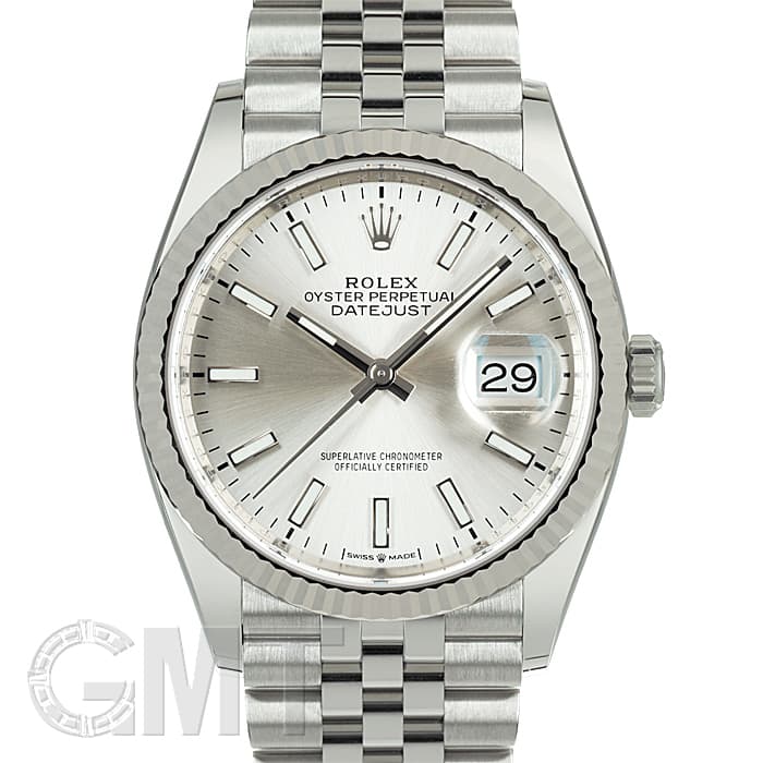 中古)ROLEX ロレックス デイトジャスト 36 126234 シルバー ジュビリー