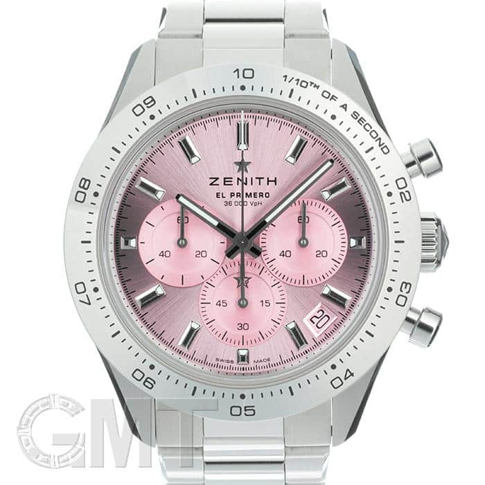 中古)ZENITH ゼニス クロノマスター スポーツ ピンク 03.3109.3600/18
