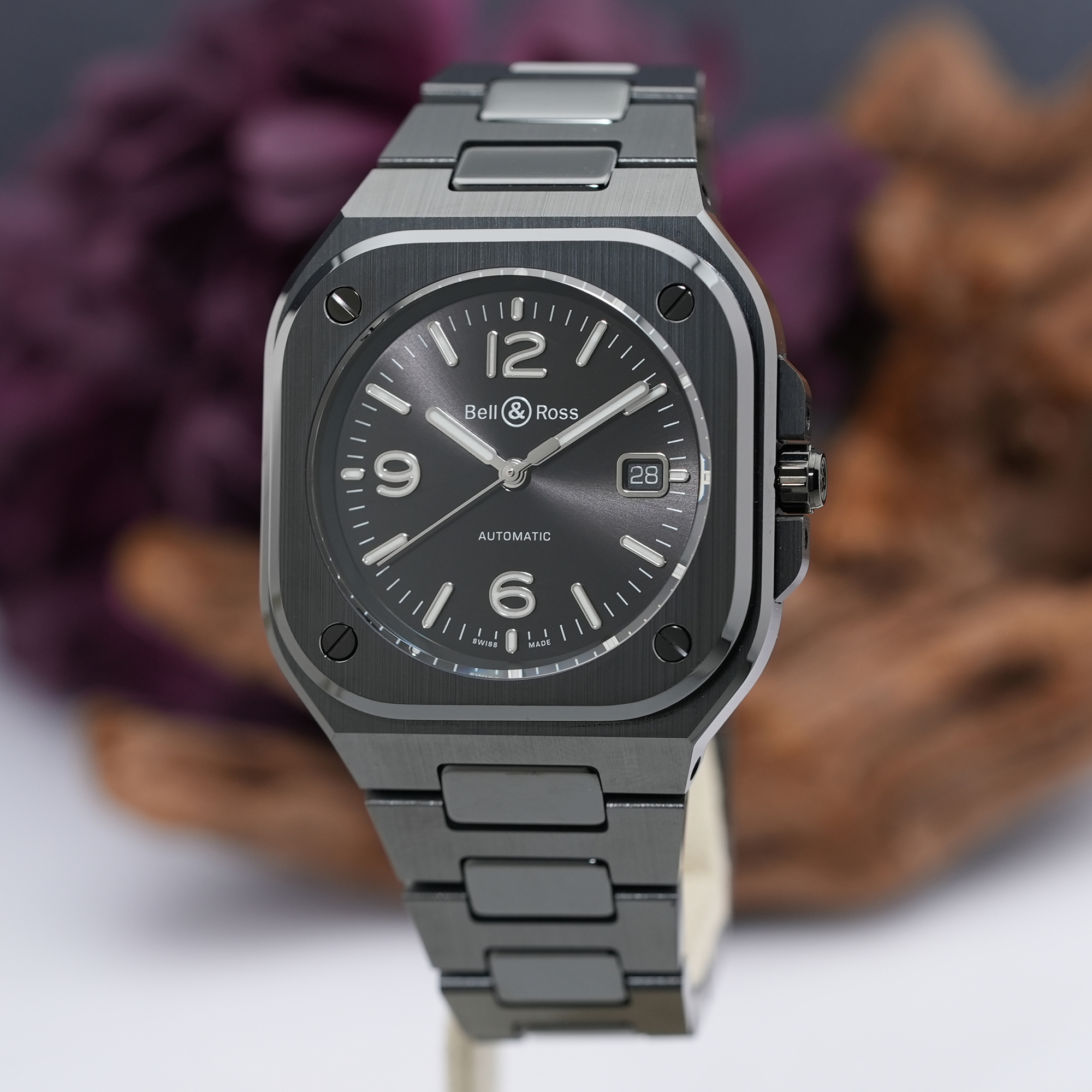 中古)BELL & ROSS ベル&ロス BR ブラックセラミック BR05A-BL-CE/SCE