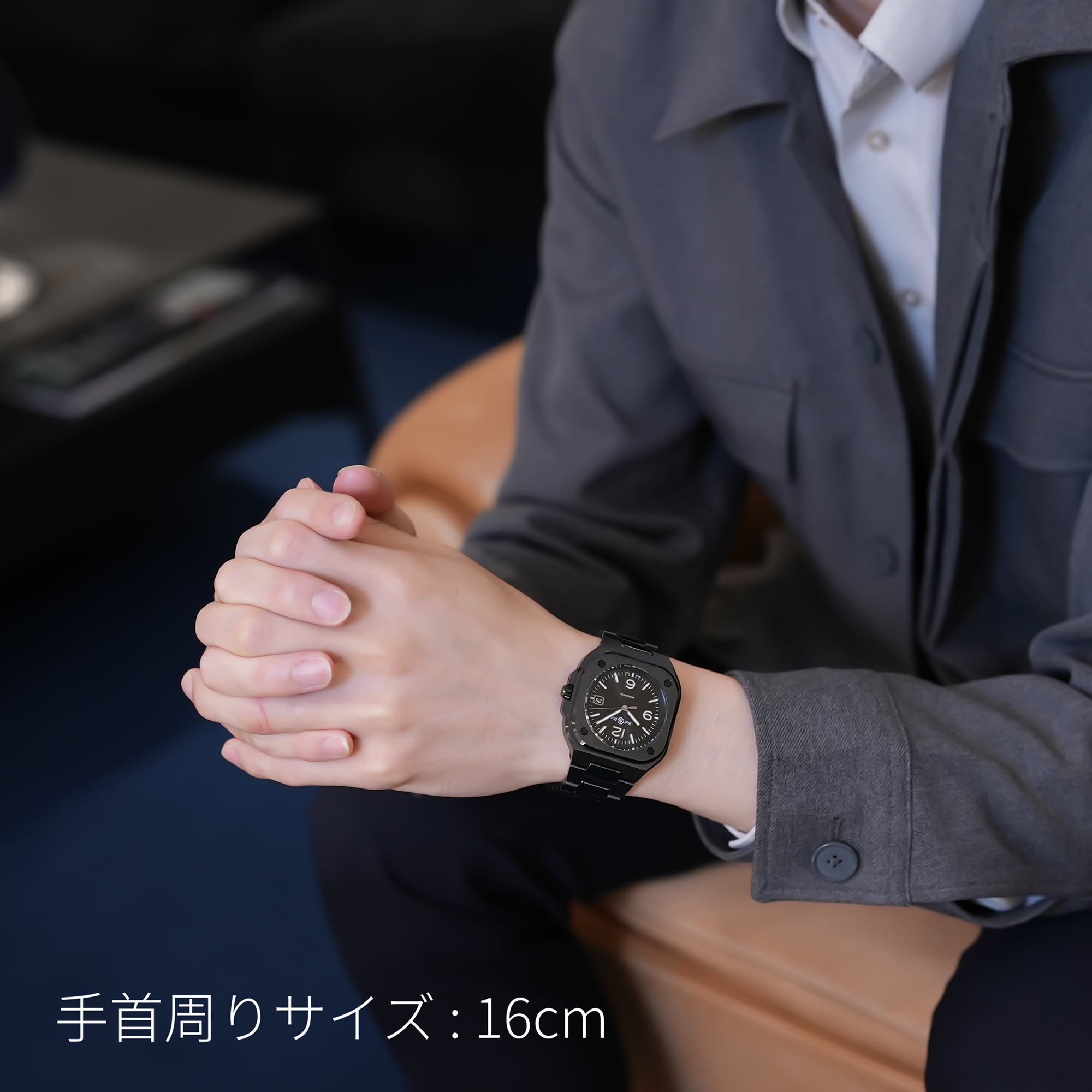 中古)BELL & ROSS ベル&ロス BR ブラックセラミック BR05A-BL-CE/SCE