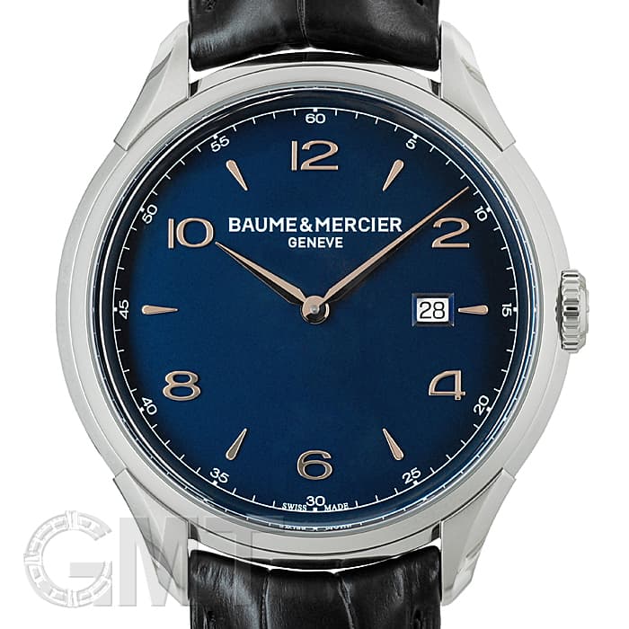 新品)BAUME & MERCIER ボーム&メルシエ クリフトン ブルー クォーツ ...