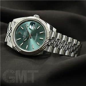 中古)ROLEX ロレックス デイトジャスト 41 126334 ミントグリーン