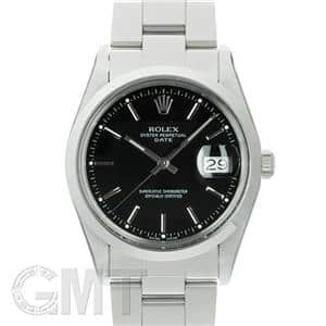 ROLEX ロレックス オイスターパーペチュアル デイト 34mm 15000 ブラック メイン