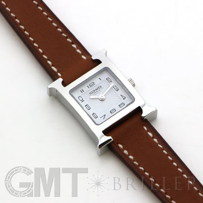 (新品)HERMES エルメス Hウォッチ ミニ 037961WW00 HH1.110.131/VBA ナチュラル（商品ID