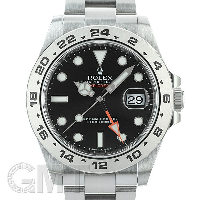 中古)ROLEX ロレックス エクスプローラー II 216570 ブラック（商品ID