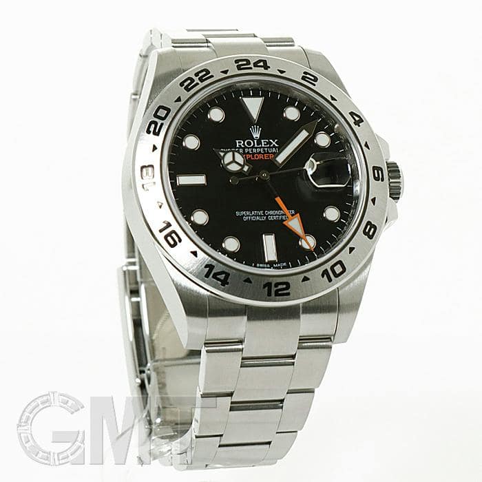 中古)ROLEX ロレックス エクスプローラー II 216570 ブラック（商品ID