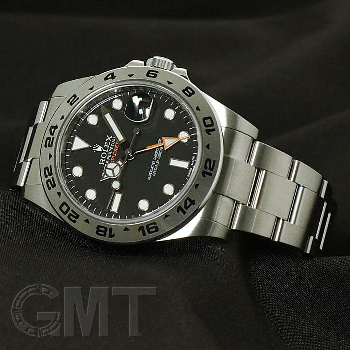 中古)ROLEX ロレックス エクスプローラー II 216570 ブラック（商品ID