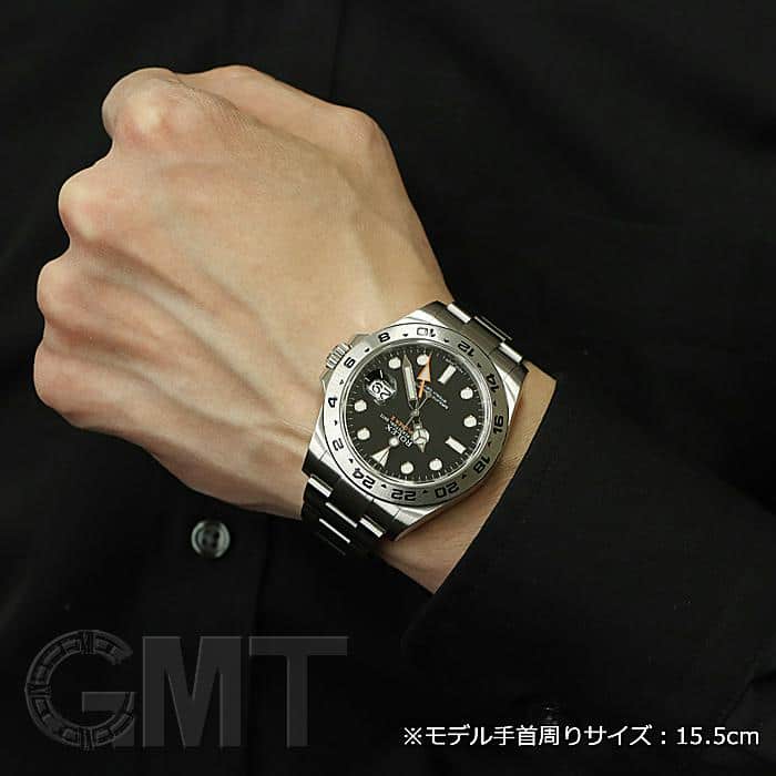 中古)ROLEX ロレックス エクスプローラー II 216570 ブラック（商品ID