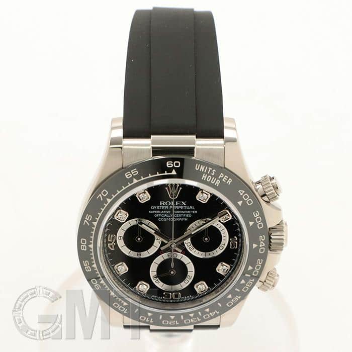 未使用)ROLEX ロレックス デイトナ 116519LNG ブラック 8Pダイヤ