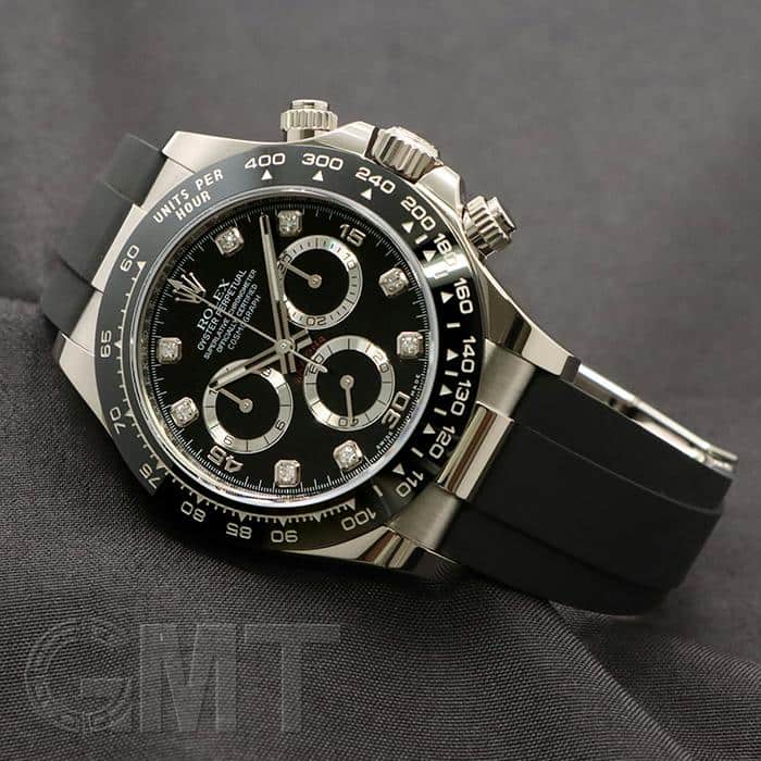 未使用)ROLEX ロレックス デイトナ 116519LNG ブラック 8Pダイヤ