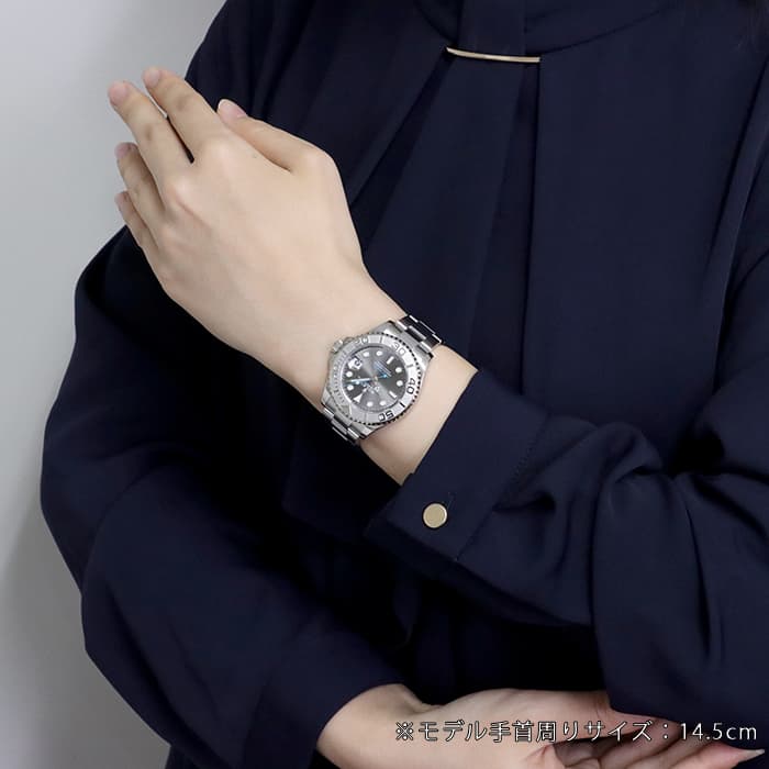 中古】A品 ロレックス ヨットマスター37 腕時計 268622 スレート