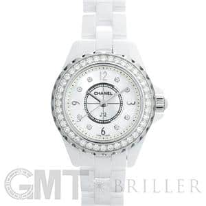 CHANEL シャネル J12 H2572 ホワイトセラミック ベゼルダイヤ MOP/8Pダイヤ 29mm メイン