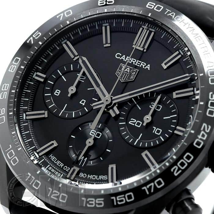 中古)TAG HEUER タグ・ホイヤー カレラ ホイヤー02 ジャパンブラック