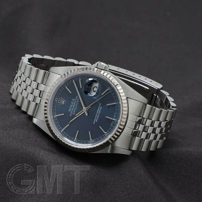 中古)ROLEX ロレックス デイトジャスト 16234 ブルー（商品ID