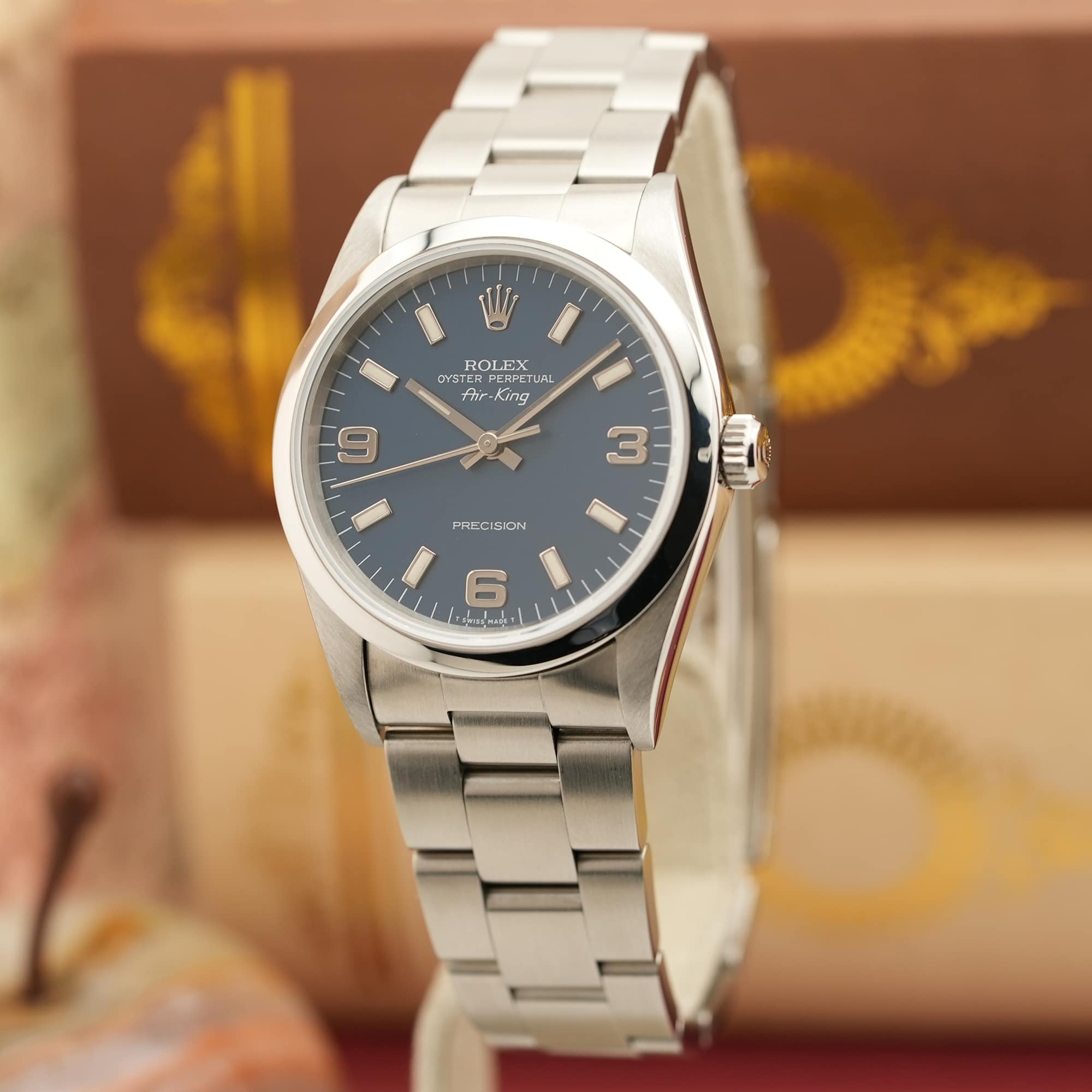 中古)ROLEX ロレックス エアキング 14000 ブルー（商品ID