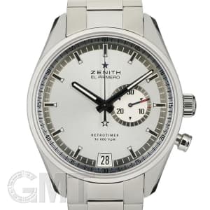 ZENITH ゼニス エル・プリメロ レトロタイマー 03.2030.4055/01.M2040 シルバー メイン