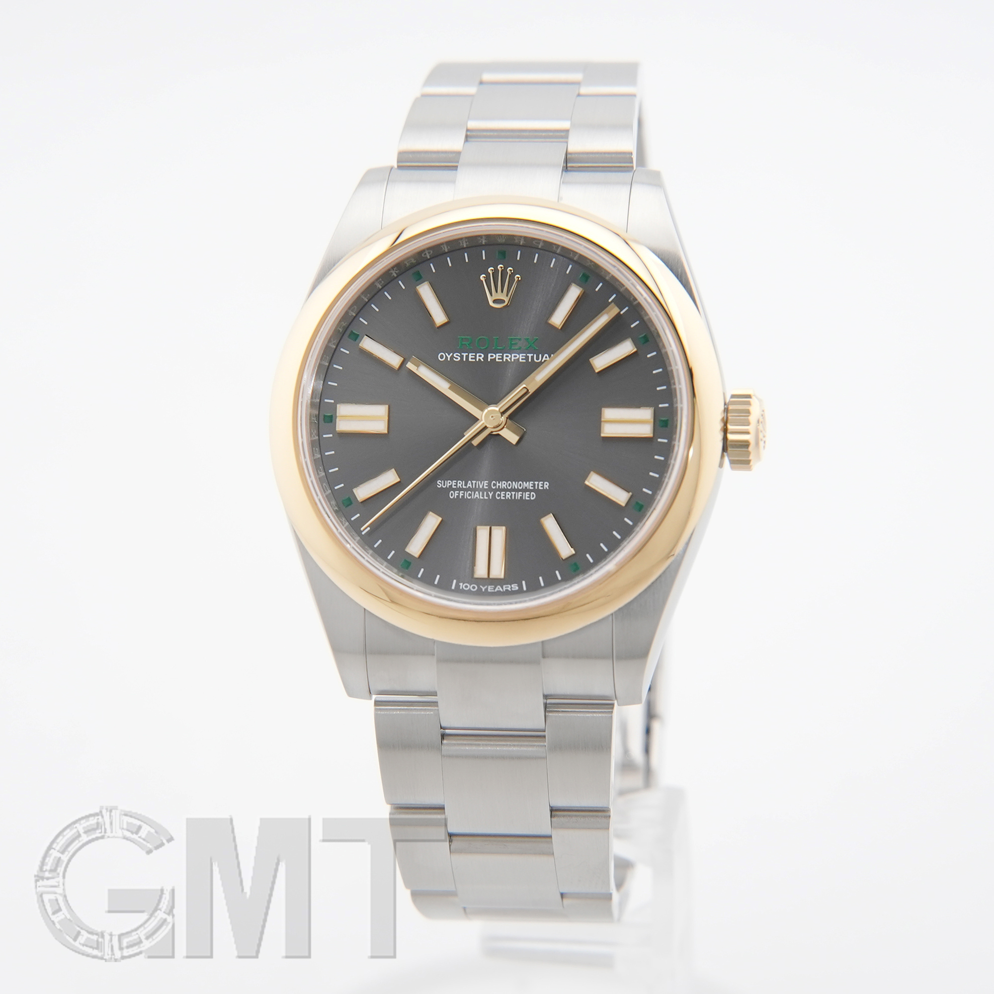 ロレックス　オイスター　ROLEX 未使用コマ 新品)ROLEX ロレックス オイスターパーペチュアル 41 134303 スレート