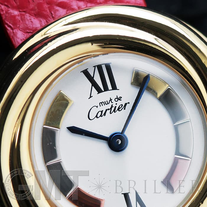 中古)CARTIER カルティエ マストトリニティ ダイヤル3色ライン（商品ID