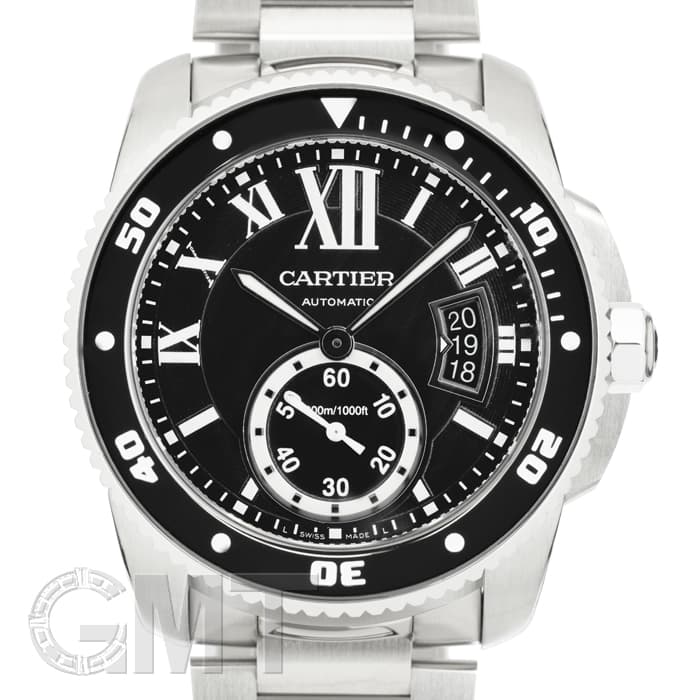 中古)CARTIER カルティエ カリブル ドゥ カルティエ W7100057 ブラック