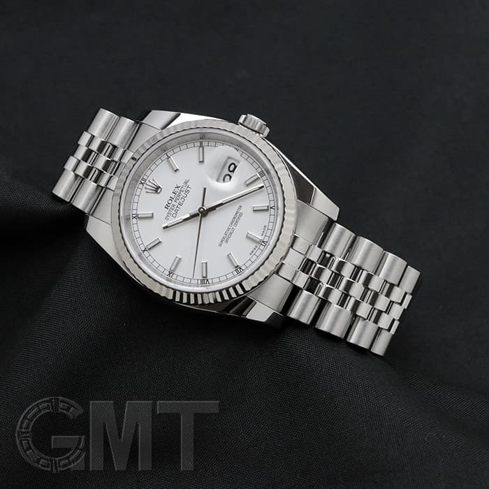 中古)ROLEX ロレックス デイトジャスト 116234 ホワイト ジュビリー