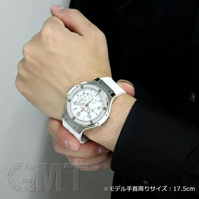未使用)HUBLOT ウブロ ビッグバン サンモリッツ オールホワイト