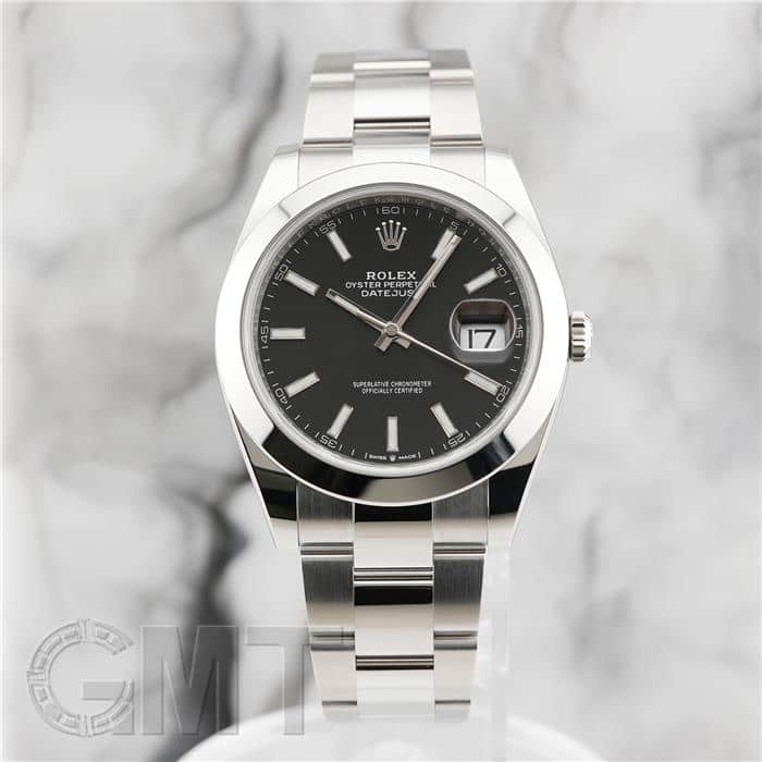 中古)ROLEX ロレックス デイトジャスト 41 126300 ブラック