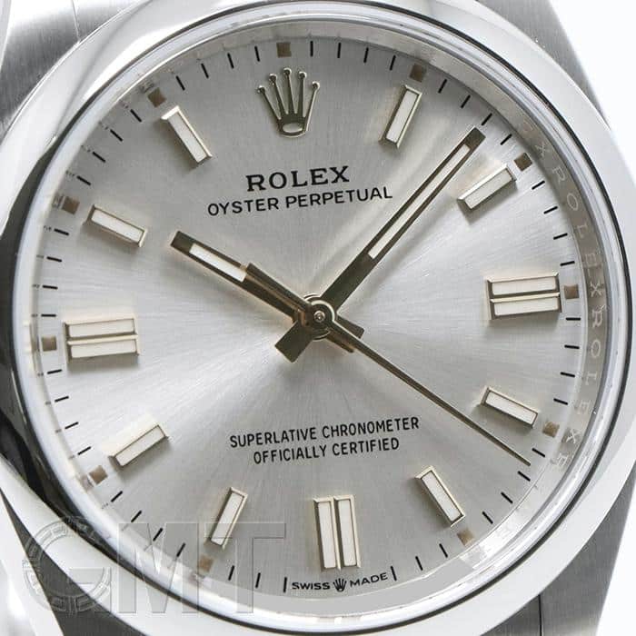 【新品仕上げ済】ロレックス 腕時計 オイスターパーペチュアル シルバーダイヤル 新品)ROLEX ロレックス オイスターパーペチュアル 36 126000 シルバー