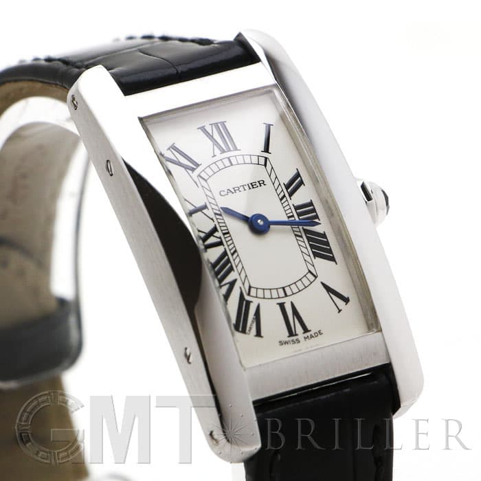 カルティエ タンクアメリカンSM WG W2601956 WG クォーツ カルティエ - タンクアメリカン | CARTIER | W2601956 | SM WG 白文字