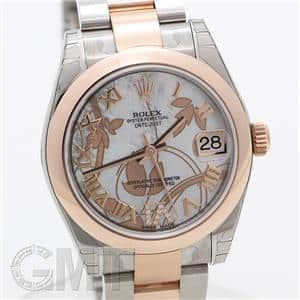 ROLEX ロレックス デイトジャスト 178241 ゴールダストドリーム ホワイトシェル ローマ VIダイヤ メイン