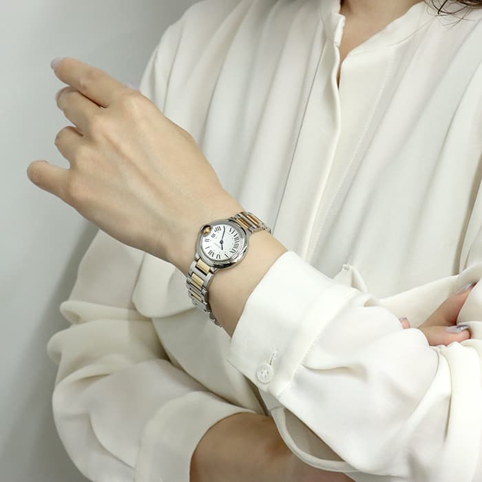 中古)CARTIER カルティエ バロンブルー SM W69007Z3（商品ID 