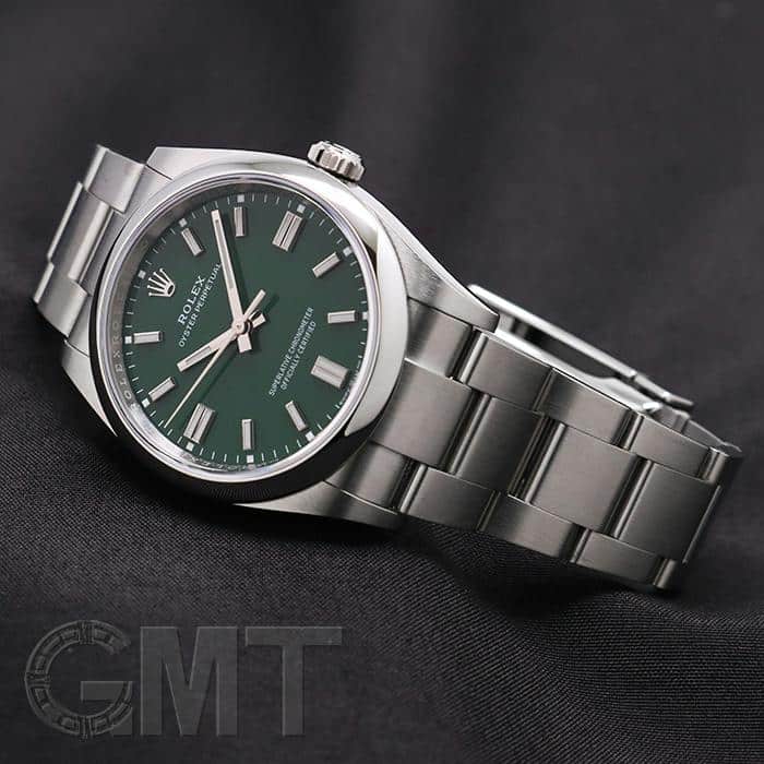 中古)ROLEX ロレックス オイスターパーペチュアル 36 126000 グリーン