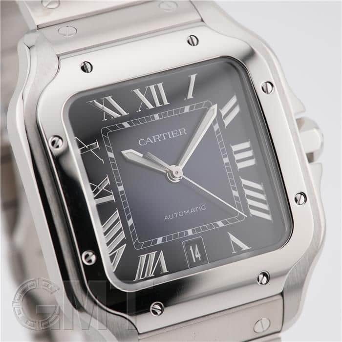 カルティエ　サントス　LM 中古)CARTIER カルティエ サントス ガルベ LM アジア限定 W20067D6