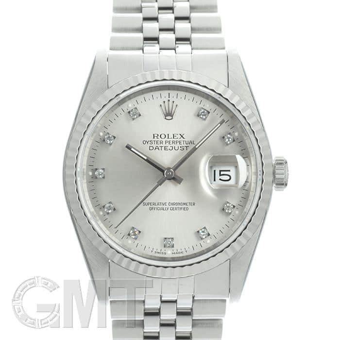 中古)ROLEX ロレックス デイトジャスト 36 16234G シルバー