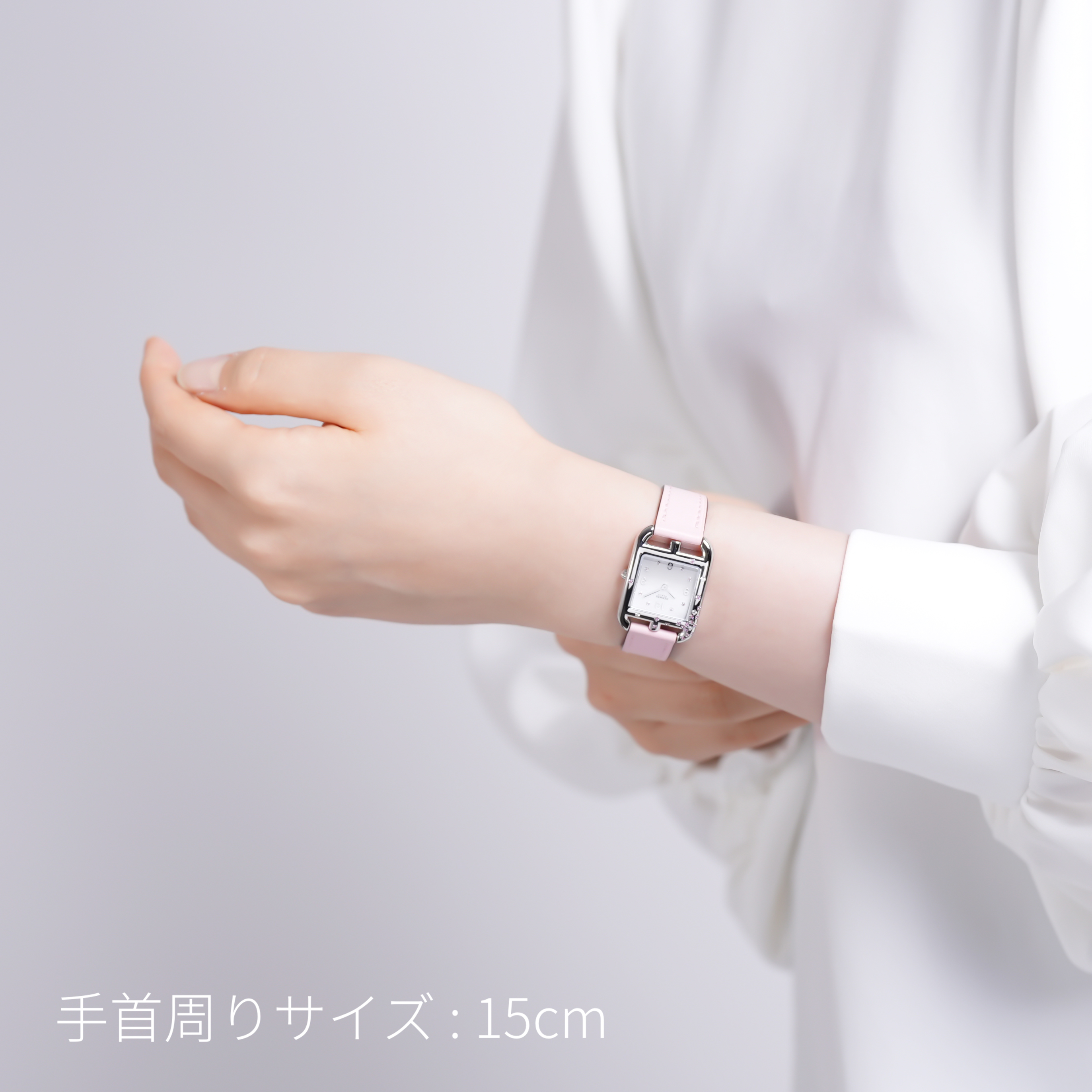 中古)HERMES エルメス ケープコッド PM 31 mm ローズサクラ CC1.233