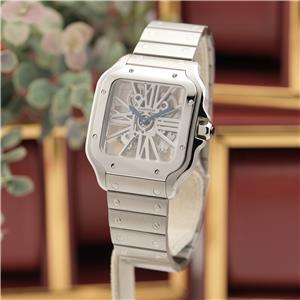 カルティエ　サントス記念グッズ(非売品) 委託)CARTIER カルティエ サントス ドゥ カルティエ スケルトン