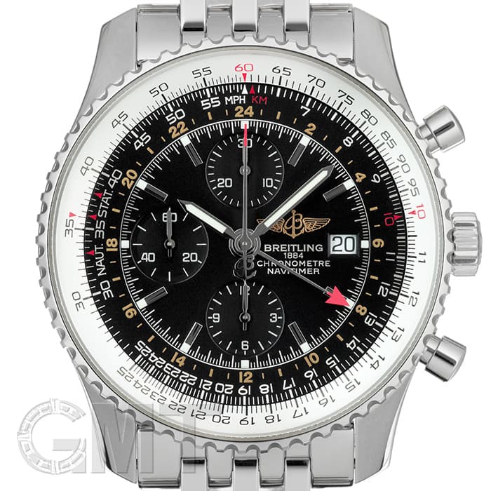 中古)BREITLING ブライトリング ナビタイマー ワールド A242B26NP