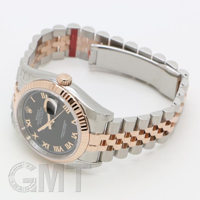 新品)ROLEX ロレックス デイトジャスト 116231 ブラック ローマ（商品