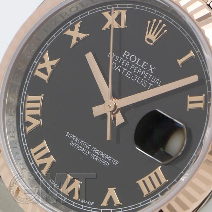新品)ROLEX ロレックス デイトジャスト 116231 ブラック ローマ（商品